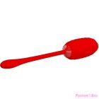 PRETTY LOVE - KIRK RECHARGEABLE VIBRATING EGG RED