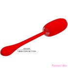 PRETTY LOVE - KIRK RECHARGEABLE VIBRATING EGG RED