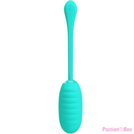PRETTY LOVE - KIRK RECHARGEABLE VIBRATING EGG AQUA GREEN