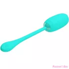 PRETTY LOVE - KIRK RECHARGEABLE VIBRATING EGG AQUA GREEN