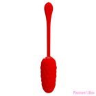 PRETTY LOVE - VIBRATING EGG WITH RED RECHARGEABLE MARINE TEXTURE