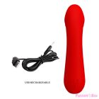 PRETTY LOVE - CETUS RECHARGEABLE VIBRATOR RED