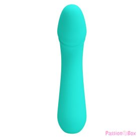 PRETTY LOVE - CETUS RECHARGEABLE VIBRATOR AQUA GREEN