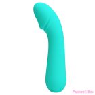 PRETTY LOVE - CETUS RECHARGEABLE VIBRATOR AQUA GREEN