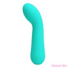 PRETTY LOVE - FAUN RECHARGEABLE VIBRATOR AQUA GREEN