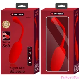 PRETTY LOVE - KNUCKER RED RECHARGEABLE VIBRATING EGG