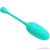 PRETTY LOVE - KNUCKER WATER GREEN RECHARGEABLE VIBRATING EGG
