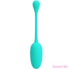 PRETTY LOVE - KNUCKER WATER GREEN RECHARGEABLE VIBRATING EGG