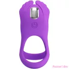 PRETTY LOVE - SILAS VIBRANT PENIS RING 7 VIBRATIONS PURPLE SILICONE