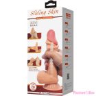 PRETTY LOVE - SLIDING SKIN SERIES REALISTIC DILDO WITH SLIDING SKIN SUCTION CUP 19.4 CM