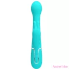 PRETTY LOVE - DEJON RABBIT VIBRATOR 3 IN 1 MULTIFUNCTION AQUA GREEN