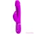 PRETTY LOVE - KAMPAS RABBIT 3 IN 1 MULTIFUNCTION VIBRATOR WITH TONGUE FUCHSIA