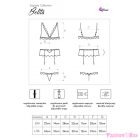 LIVCO CORSETTI FASHION - BELITA LC 90231 BRA + PANTY + GARTER BELT BLACK L/XL