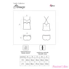 LIVCO CORSETTI FASHION - MIRAAZE LC 90567 SHIRT + SHORTS BLACK L/XL