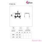 LIVCO CORSETTI FASHION - FINICIA LC90725 GARTER BELT BLACK