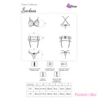 LIVCO CORSETTI FASHION - SNEHANA LC 90443 BRA + GARTER BELT + PANTY BLACK