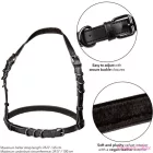 CALEXOTICS - EUPHORIA HALTER BUCKLE HARNESS BLACK