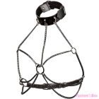 CALEXOTICS - EUPHORIA PLUS SIZE MULTI CHAIN COLLAR HARNESS