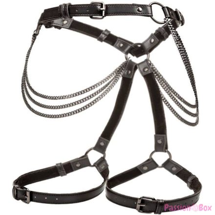 CALEXOTICS - EUPHORIA PLUS SIZE MULTI CHAIN THIGH HARNESS