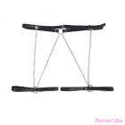 SUBBLIME - LEATHER BELT HARNESS BLACK ONE SIZE