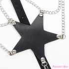 SUBBLIME - FULL BODY HARNESS WITH STAR CHAINDETAIL ONE SIZE