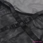 SUBLLIME - TRANSPARENT HALTER NECK DRESS BLACK L/XL