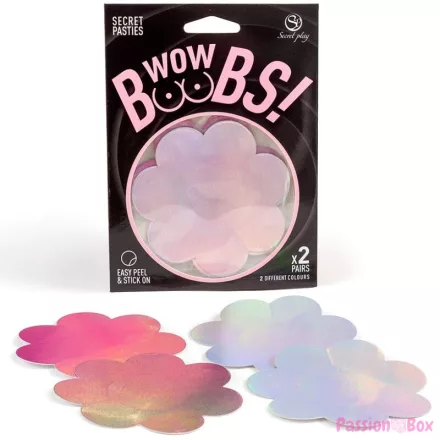 SECRET PLAY - WOW BOOBS! FLOWER NIPPLE COVERS