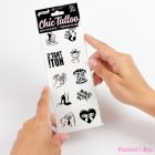 SECRET PLAY - SET OF 10 TEMPORARY TATTOOS KINKY COLLECTION