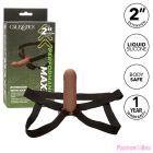 CALEXOTICS - PERFORMANCE MAXX EXTENSION WITH HARNESS BROWN SKIN