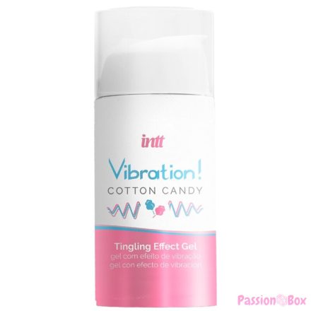 INTT - POWERFUL INTIMATE STIMULANT COTTON CANDY LIQUID VIBRATOR GEL 15 ML
