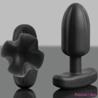 ELECTRASTIM - TARTARUS ANAL PLUG QUADRIPOLAR SILICONE BLACK