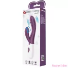 PRETTY LOVE - ANDRE RABBIT VIBRATOR & G-POINT STIMULATOR PURPLE