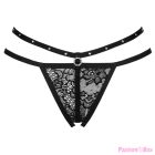 LIVCO CORSETTI FASHION - NOMADE THONG CROTCHLESS BLACK