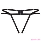 LIVCO CORSETTI FASHION - NOMADE THONG CROTCHLESS BLACK