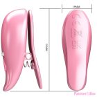 PRETTY LOVE - LEAF VIBRATING NIPPLE CLAMPS PINK
