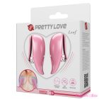 PRETTY LOVE - LEAF VIBRATING NIPPLE CLAMPS PINK