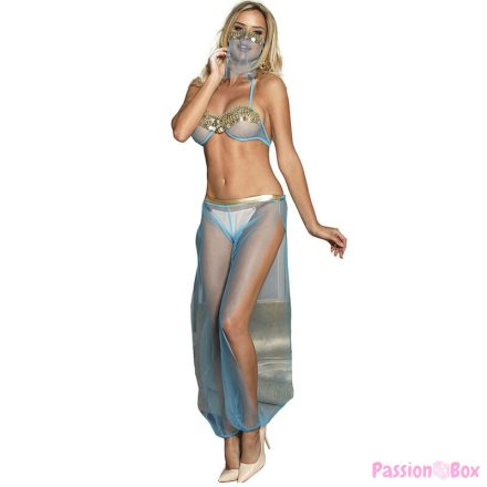 SUBBLIME - INDIA STYLE BLUE LINGERIE SET L/XL