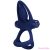 PRETTY LOVE - MAT DOUBLE RING WITH VIBRATION & STIMULATOR BLUE