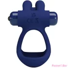 PRETTY LOVE - FRANCISCO DOUBLE VIBRATING RING RABBIT BLUE