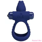 PRETTY LOVE - LUCHITO DOUBLE VIBRATING RING RABBIT BLUE