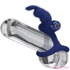PRETTY LOVE - LUCHITO DOUBLE VIBRATING RING RABBIT BLUE