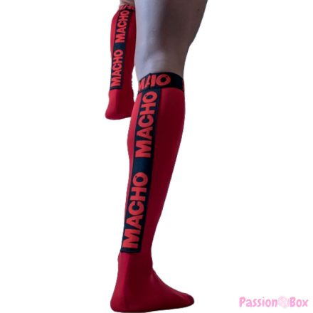 MACHO - THIN SOCKS ONE SIZE RED