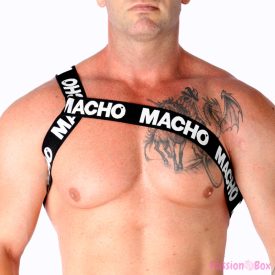 MACHO - ROMAN HARNESS WHITE L/XL