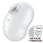 SATISFYER - CUTIE GHOST LAY-ON VIBRATOR WHITE