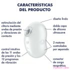 SATISFYER - CUTIE GHOST LAY-ON VIBRATOR WHITE