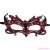 QUEEN LINGERIE - LACE MASK WITH RED DETAILS