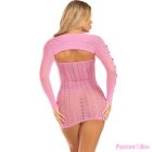 LEG AVENUE - DRESS HEART & BOWS PINK ONE SIZE