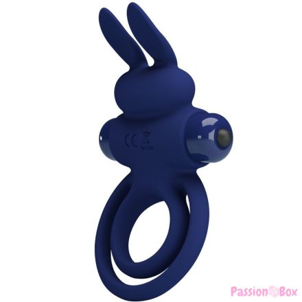 PRETTY LOVE - DAREY DOUBLE VIBRATING RING RABBIT BLUE