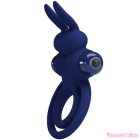 PRETTY LOVE - DAREY DOUBLE VIBRATING RING RABBIT BLUE