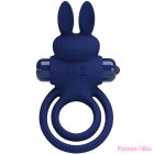 PRETTY LOVE - DAREY DOUBLE VIBRATING RING RABBIT BLUE